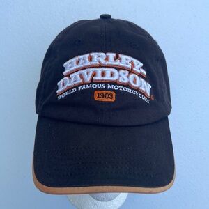 Vintage Harley Davidson Embroidered Hat